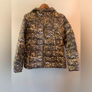 Eddie Bauer Lichen Goose Down Puffer S